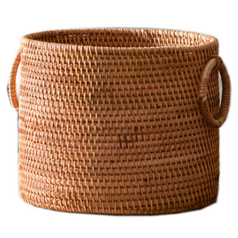 Vietnamese Hand-Woven Rattan Storage Basket