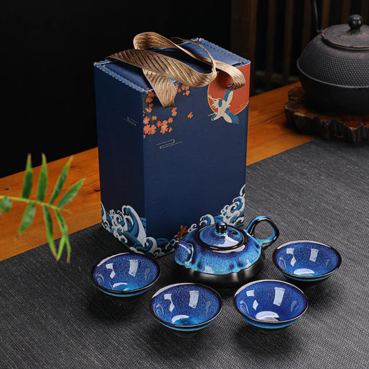Ceramic Tea Set – Xishi & Antique Pot Styles | Elegant Gift Box