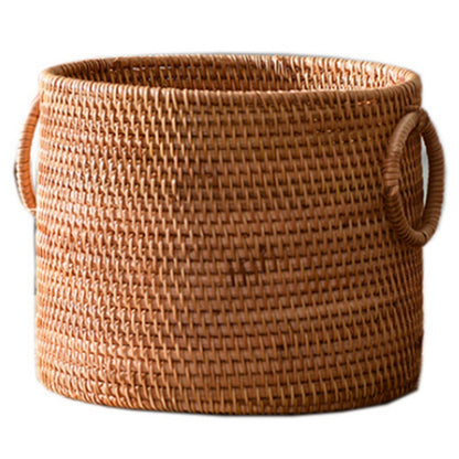 Vietnamese Hand-Woven Rattan Storage Basket