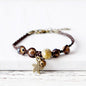 Braided Ceramic Bracelet – Handmade Retro Style Jewelry for Women