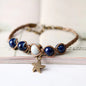 Braided Ceramic Bracelet – Handmade Retro Style Jewelry for Women
