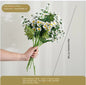 Handwoven Rattan Basket with Flower