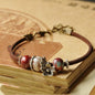 Handmade Ceramic Bead Bracelet – Boho Ethnic Jewelry for Women